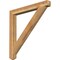 Ekena Millwork Traditional Craftsman Rough Sawn Bracket, Western Red Cedar, 4"W x 40"D x 40"H BKT04X40X40TRA04RWR - alternate 1